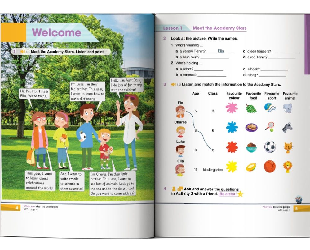 Nội dung trong cuốn Academy Stars 3 - Pupil's Book