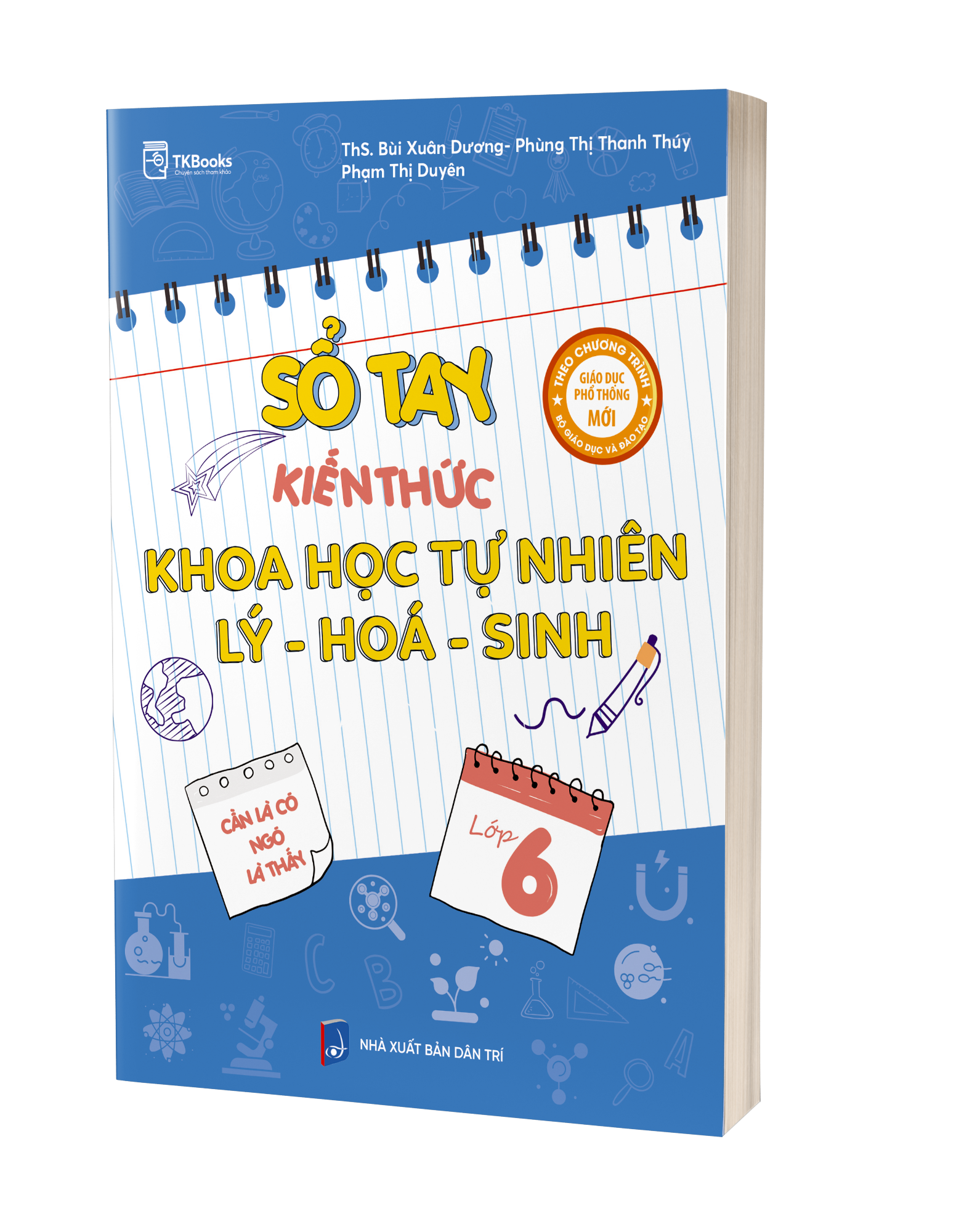 Bìa 3D sổ tay kiến thức khoa học tự nhiên Lý - Hóa - Sinh lớp 6 Bìa 3D sổ tay kiến thức khoa học tự nhiên Lý - Hóa - Sinh lớp 6