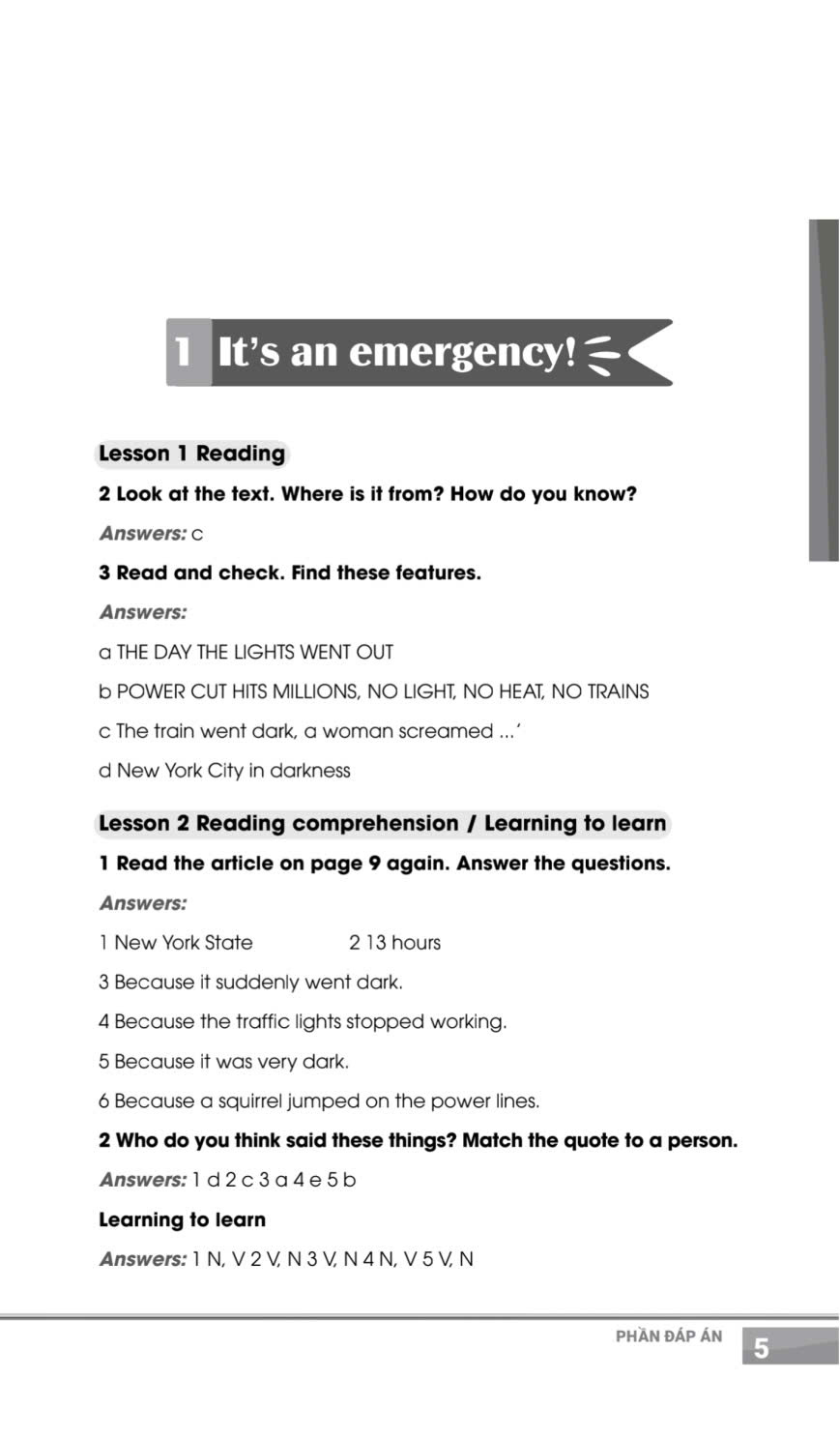 Demo đáp án sách Academy Stars 5 Pupil’s Book 