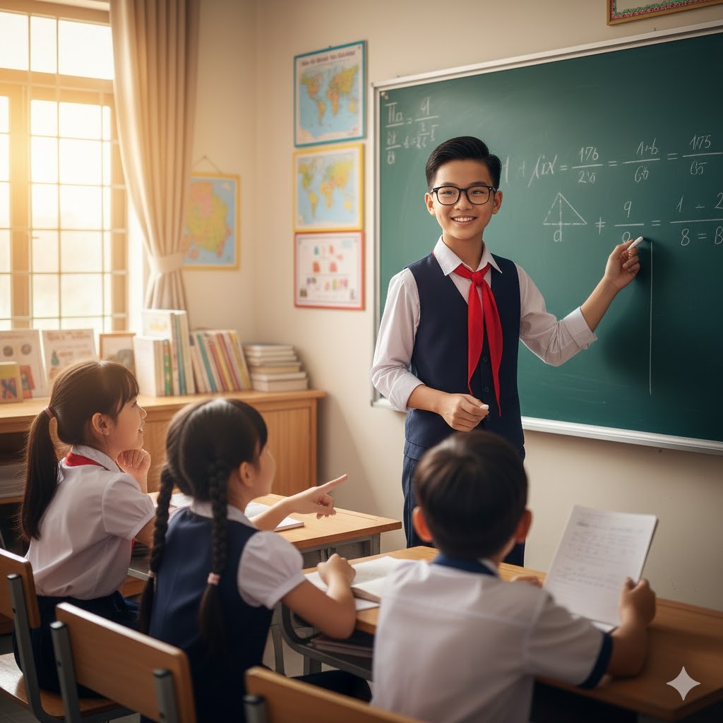 Hình ảnh bạn thân của em trong bài văn tả người lớp 5 ở trên (ảnh minh họa)