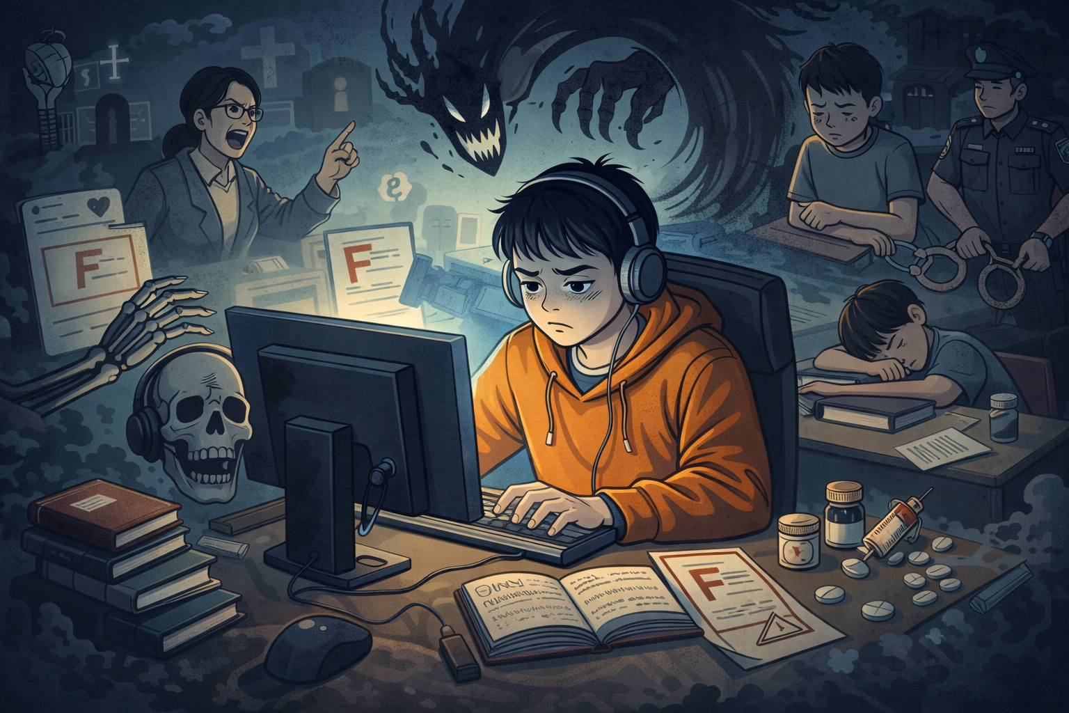 Tác hại của trò chơi điện tử đối với học sinh