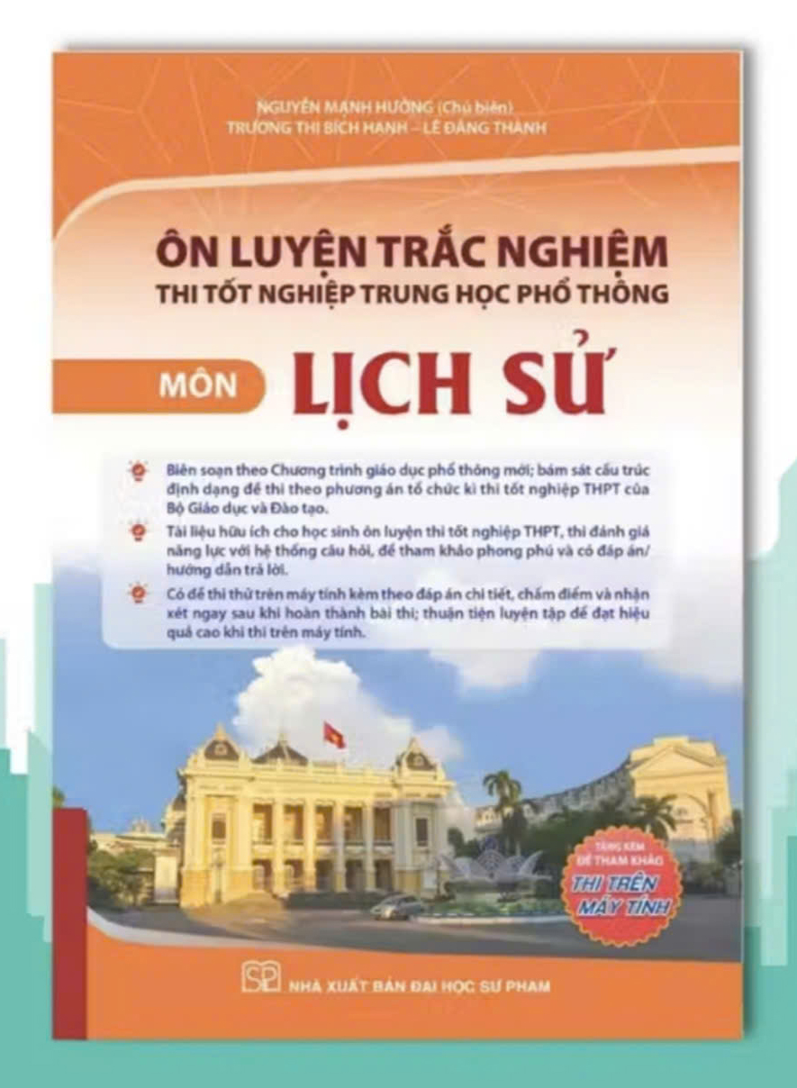 Cuốn sách Ôn luyện trắc nghiệm thi tốt nghiệp THPT môn Lịch Sử (Bản mới nhất 2026)