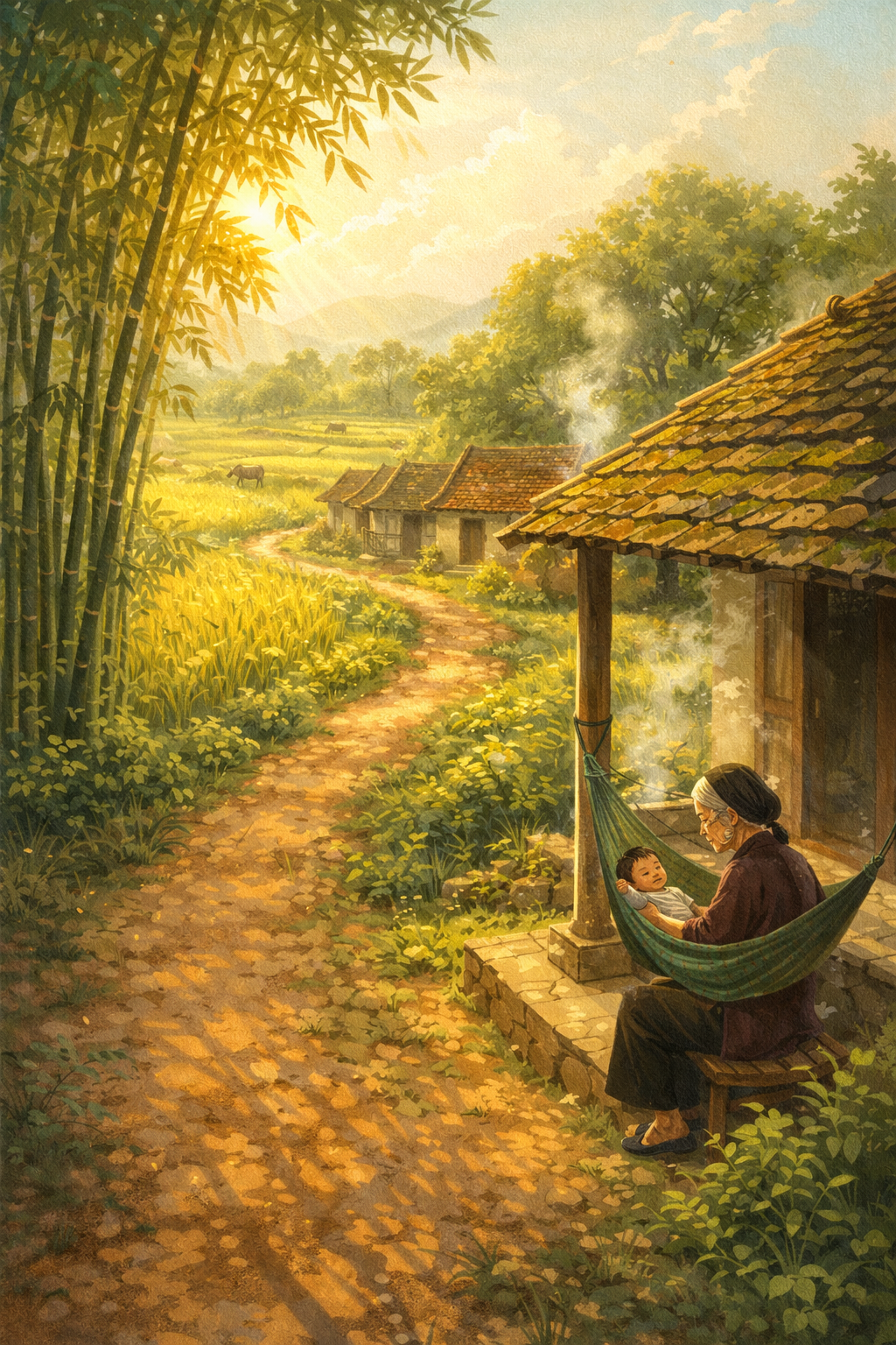 Mỗi bạn sẽ có một "mảnh" quê hương riêng trong ký ức. Hãy chọn một hình ảnh mà em nhớ nhất