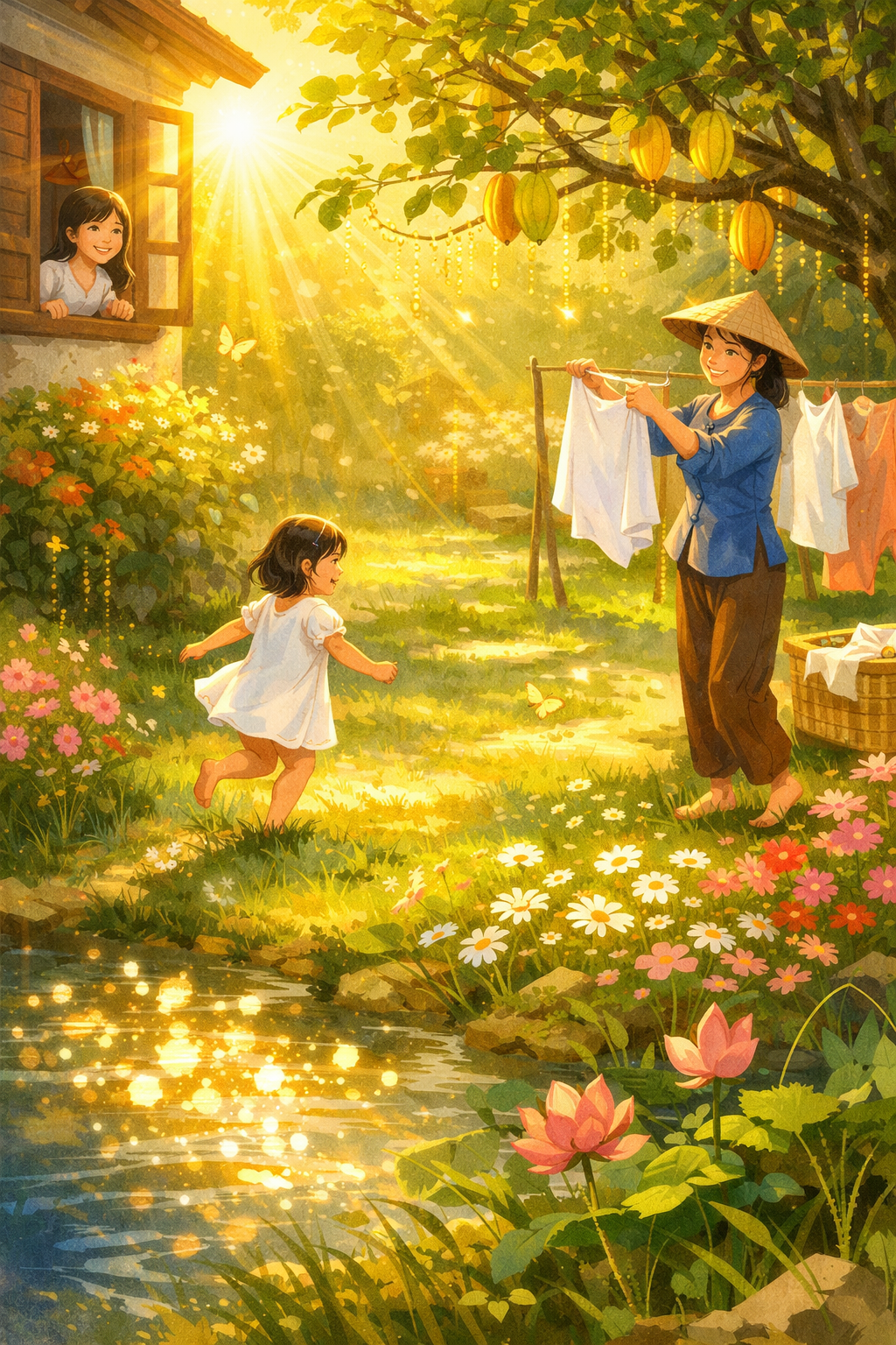 Khi viết bài thơ tự do về Thiên nhiên, các em hãy viết ngay ấn tượng mạnh nhất về khung cảnh thiên nhiên mà em yêu thích