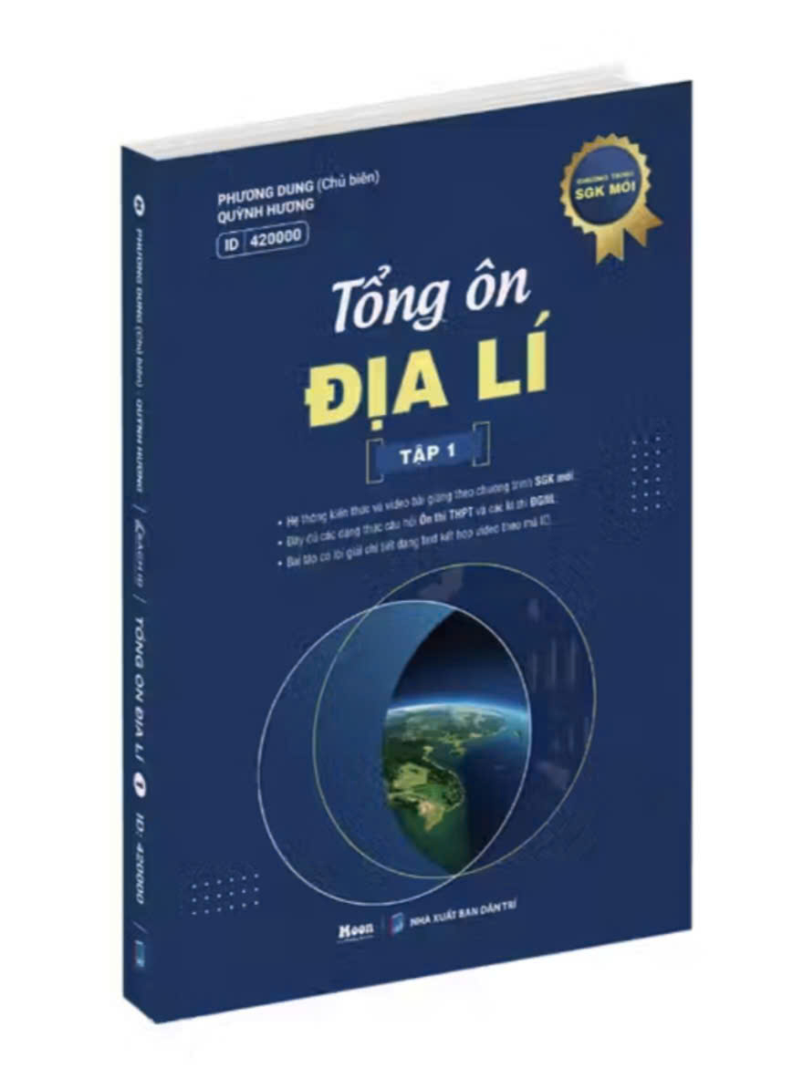 Cuốn sách Tổng ôn Địa Lí - Tập 1