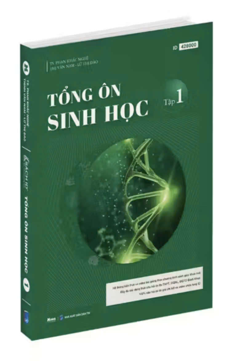 Sách Tổng ôn Sinh Học - Tập 1