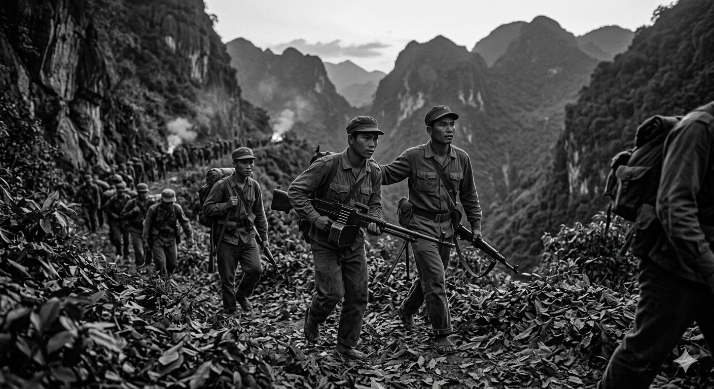 Ảnh minh họa cho bài thơ tự do "Lá Đỏ"