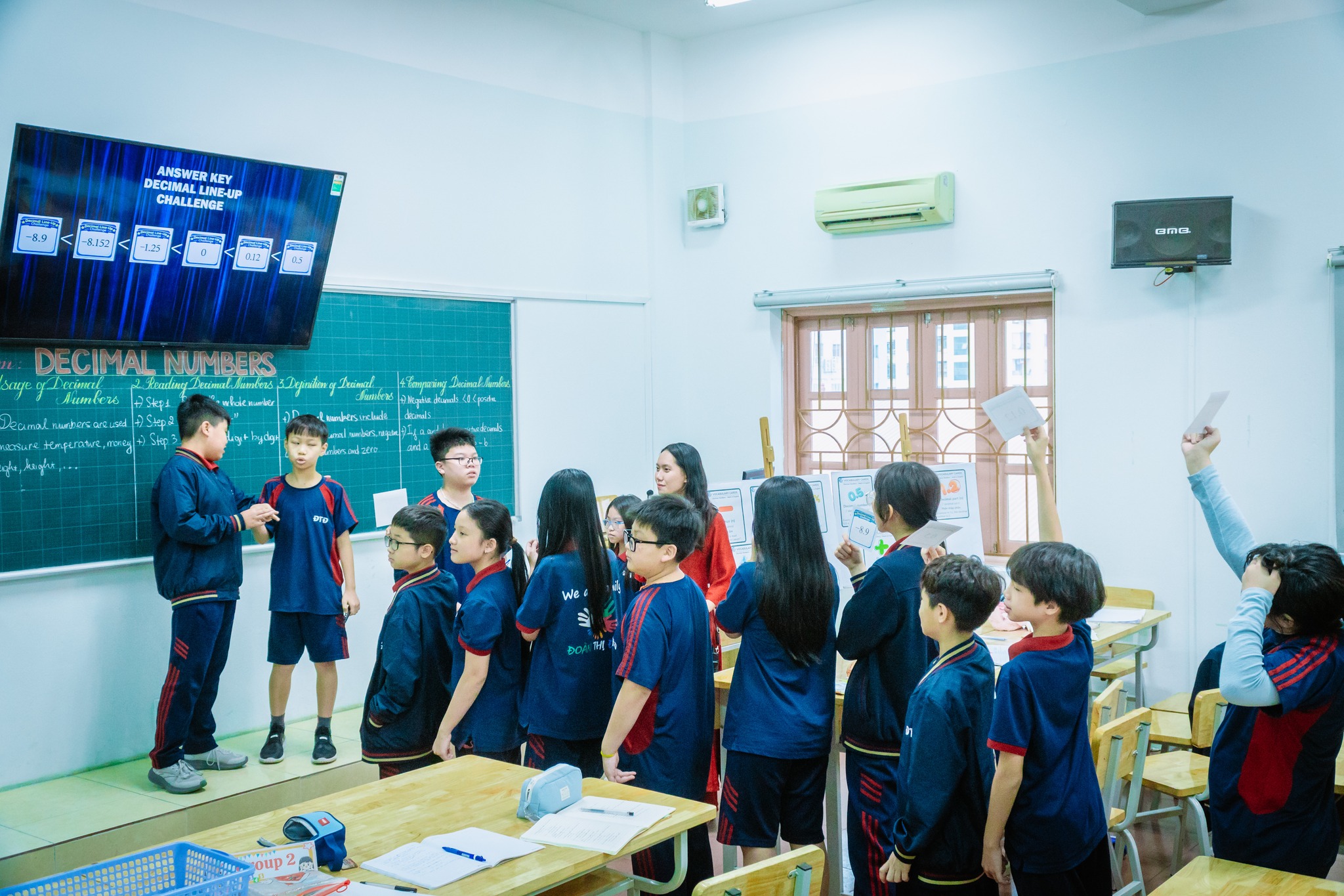 Lớp học tại trường THCS Đoàn Thị Điểm