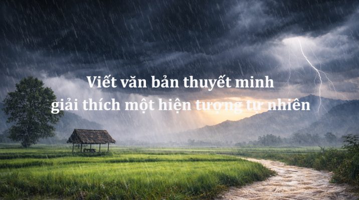 Viết văn bản thuyết minh giải thích một hiện tượng tự nhiên ngắn nhất