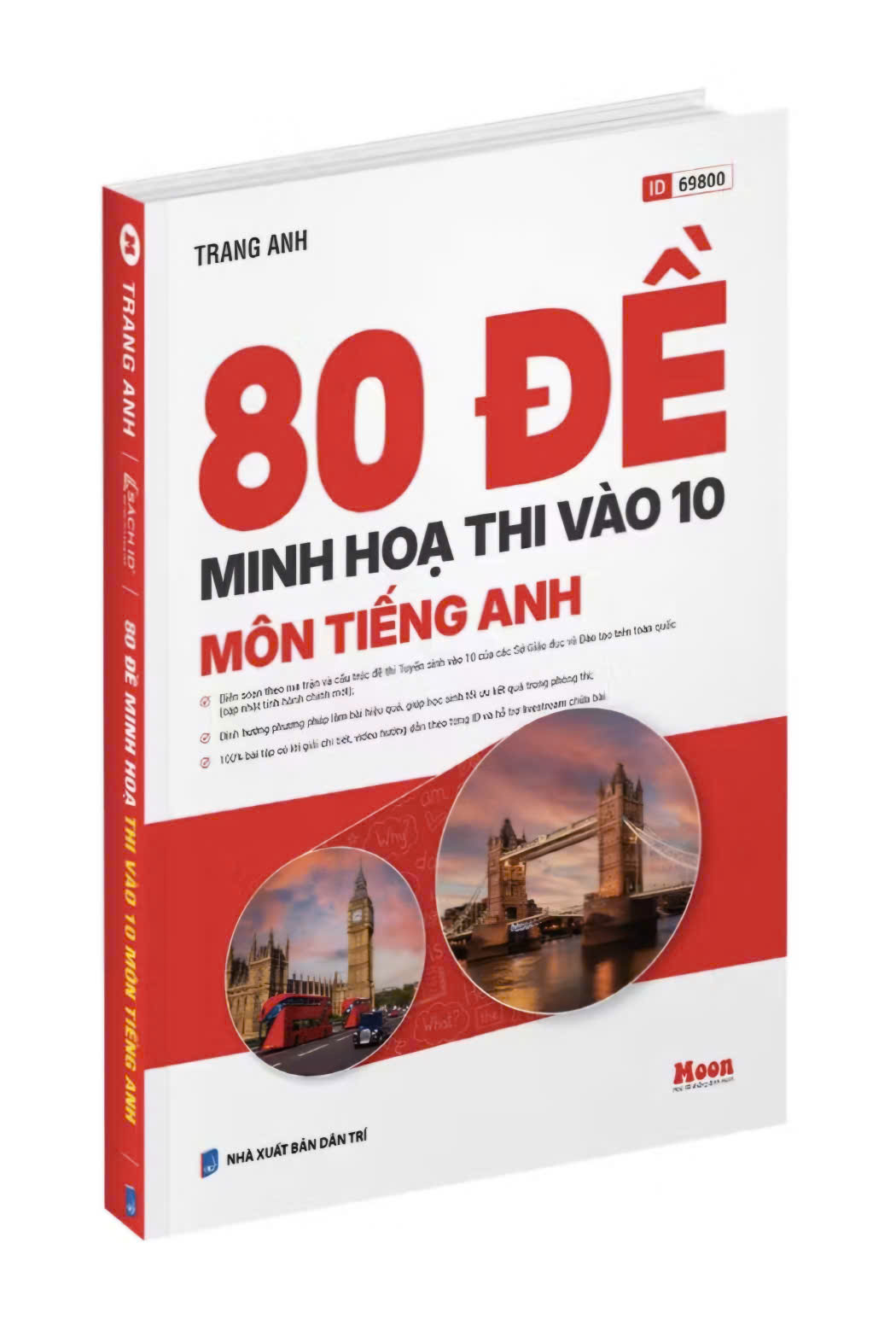 Cuốn sách 80 Đề Minh Họa Thi Vào 10 Môn Tiếng Anh