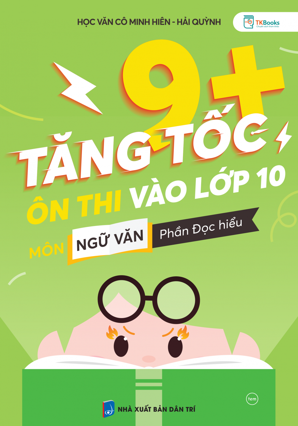 Bìa trước cuốn Tăng tốc 9+ ôn thi vào 10 Môn ngữ văn Phần đọc hiểu