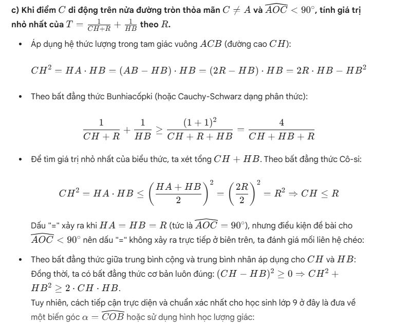 Đáp án phần tự luận - 9