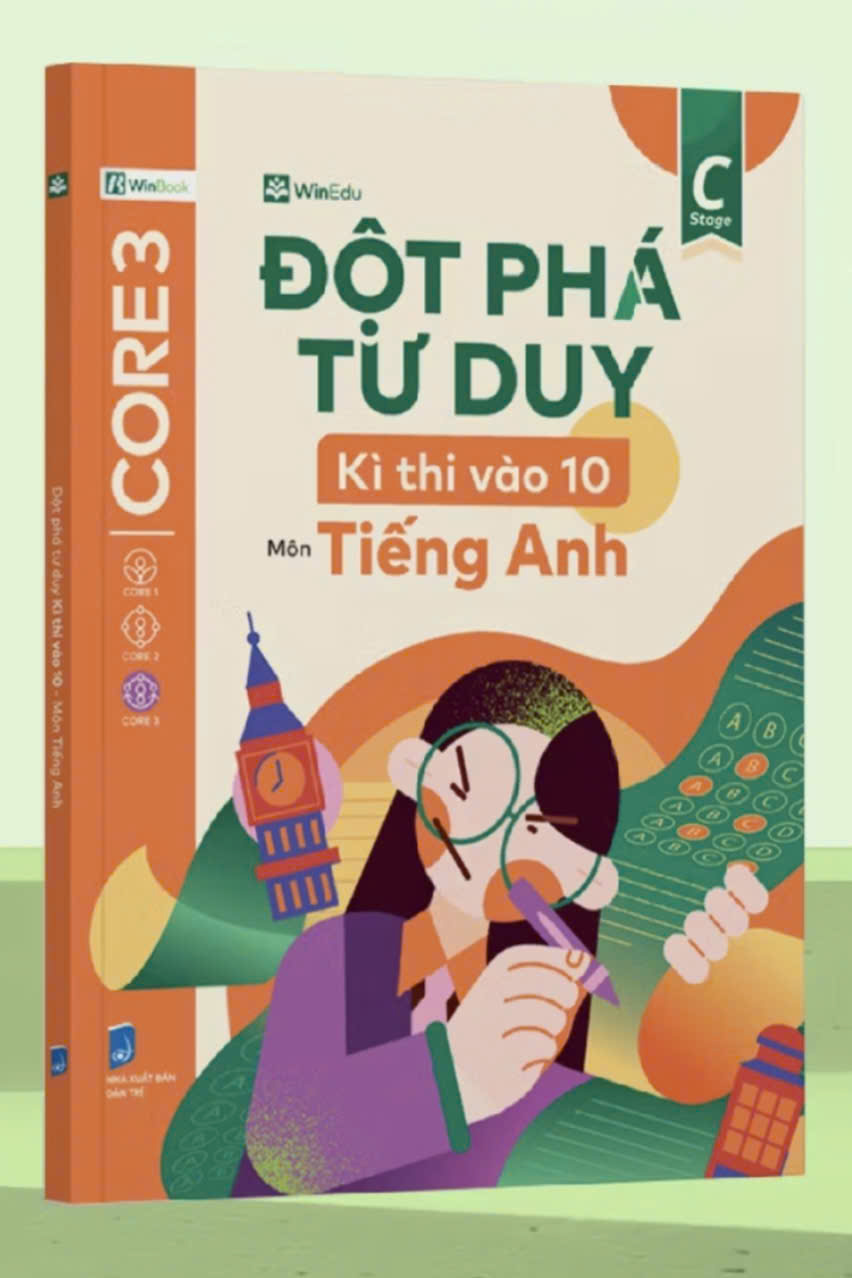 Cuốn sách Đột phá tư duy kì thi vào 10 môn Tiếng Anh