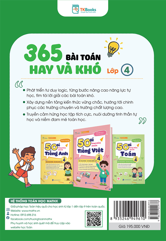 BIA 365 BAI TOAN 365 Bài Toán Hay Và Khó Lớp 4