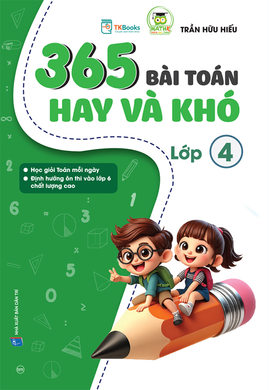 BIA 365 BAI TOAN 365 Bài Toán Hay Và Khó Lớp 4
