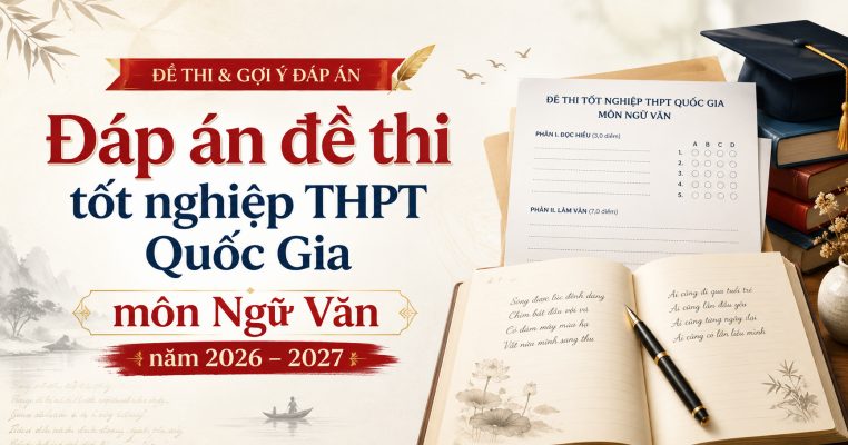 Đáp án đề thi tốt nghiệp THPT Quốc Gia môn Ngữ Văn năm 2026 – 2027