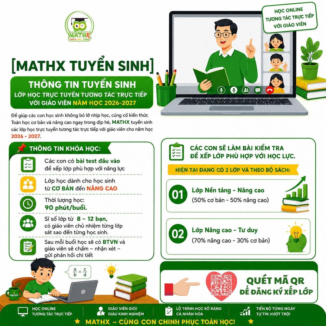 MathX là hệ sinh thái học Toán trực tuyến (online) do thầy Trần Hữu Hiếu sáng lập