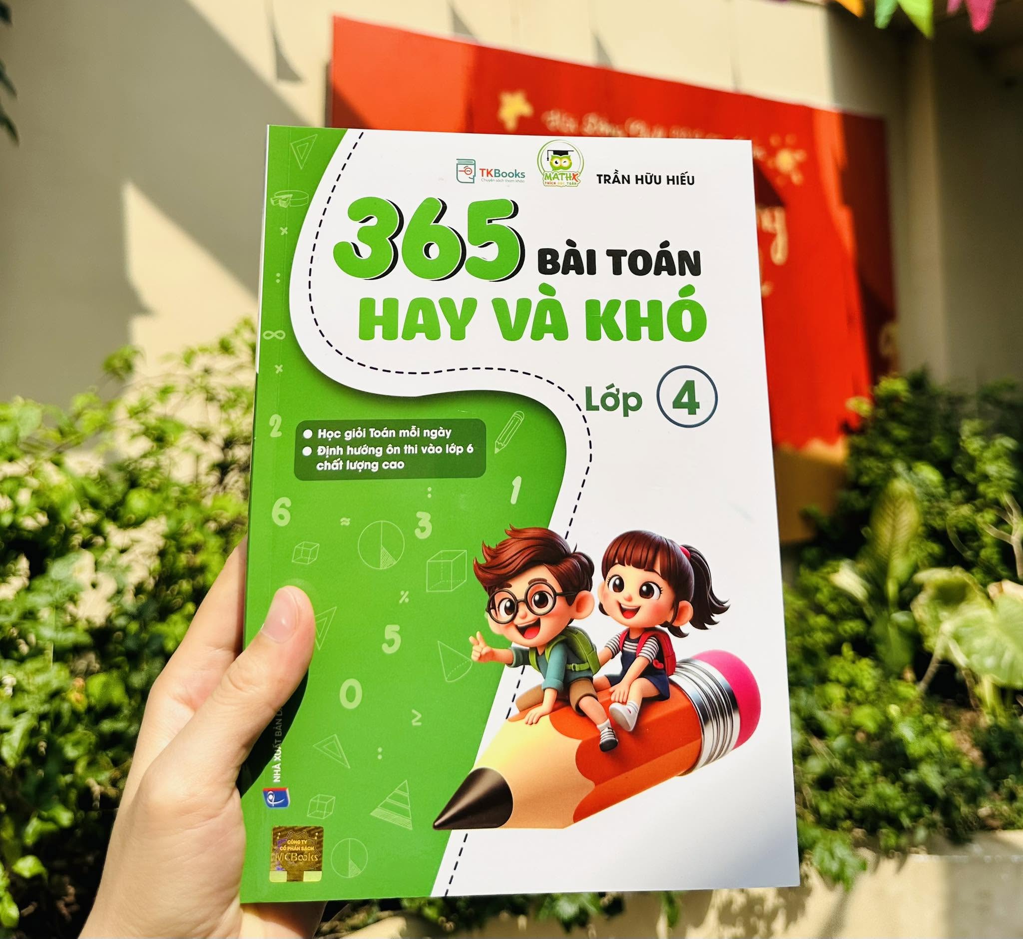 Sách 365 bài Toán hay và khó lớp 4