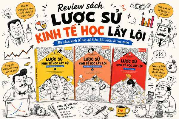 Review sách lược sử kinh tế học lầy lội - Bộ sách về tiền bạc cực dễ hiểu