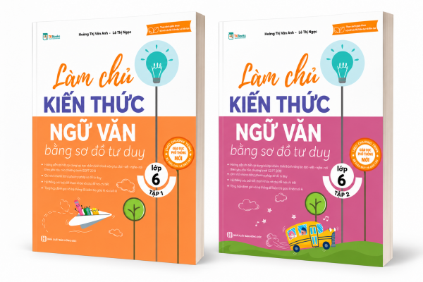 Bộ sách Làm chủ kiến thức Ngữ Văn lớp 6 bằng sơ đồ tư duy