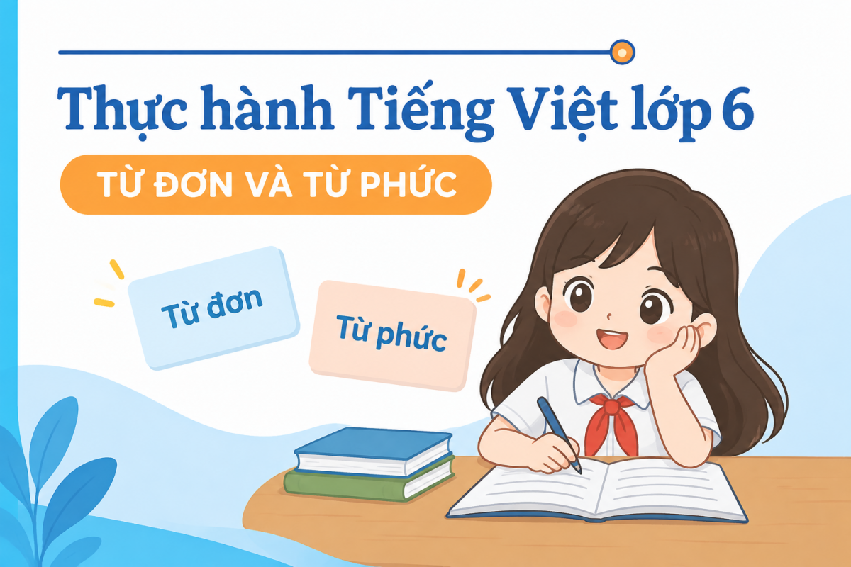 Thực hành Tiếng Việt lớp 6: Từ đơn và từ phức (Giải bài tập trong SGK)