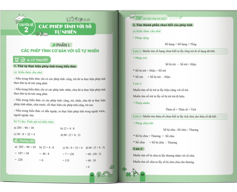 250+ Bài Toán Chọn Lọc Lớp 3